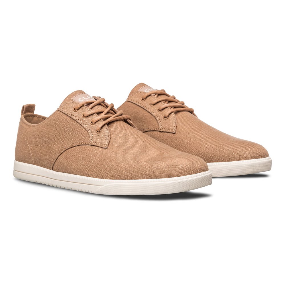 CLAE ELLINGTON TEXTILE Shoes Mens USA837-O56 In Doe Hemp